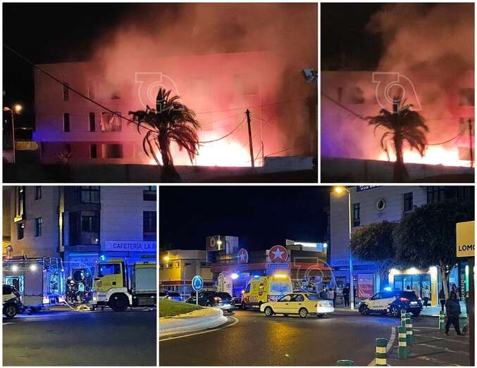 Imágenes de los dos incendios/TA.